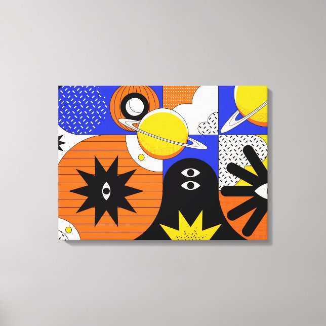Large Bauhaus Art Canvas Print 8 (Size Adjustable) (Front)