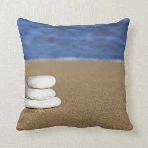 Large Beach Themed Throw Pillow