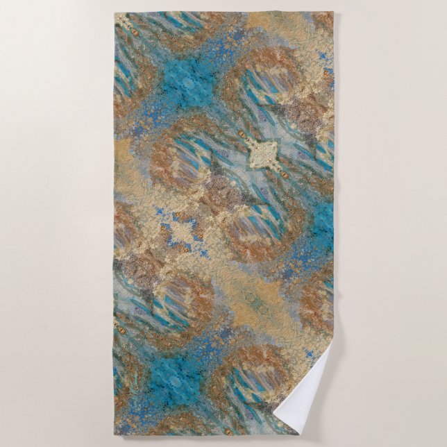 Large Beach Towel - Timelessness States (Front)