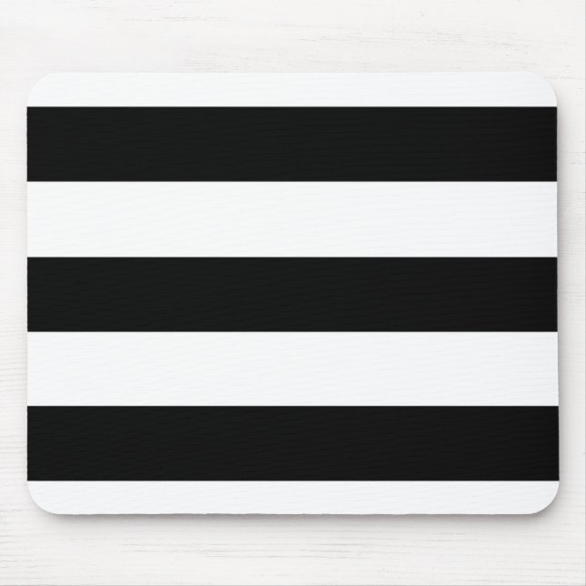 large black stripes mouse mat (Front)