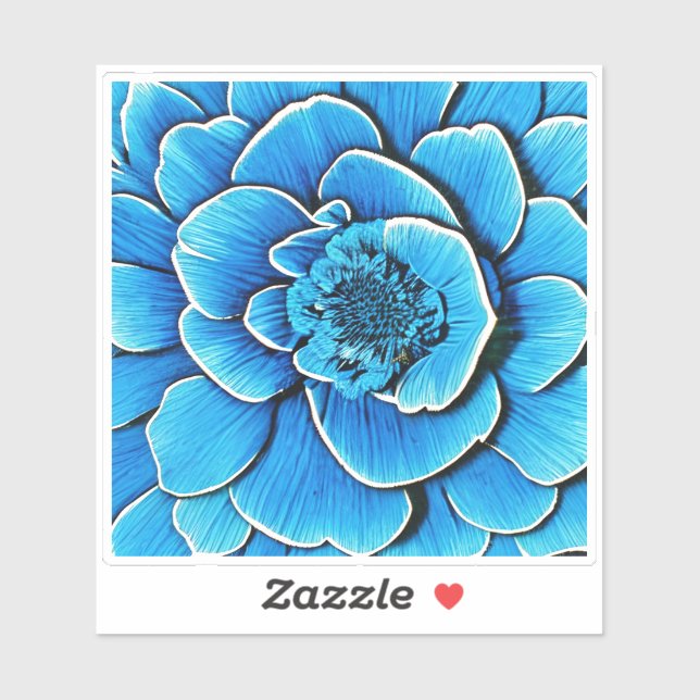 Large Blue Camellia Blossom (Sheet)