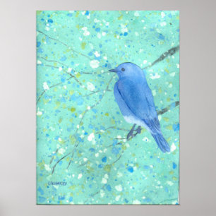 Large Bluebird  Print