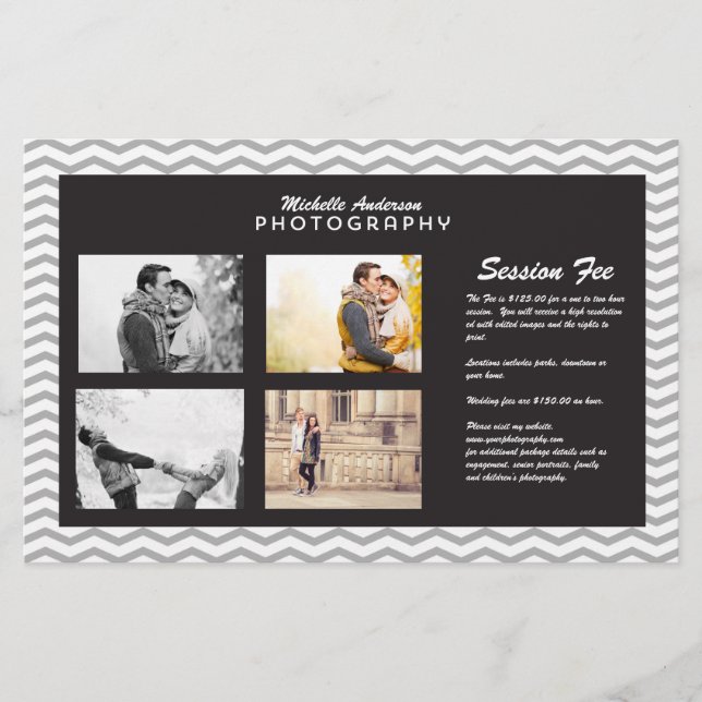 Large Brochure for Photography Business (Front)