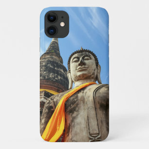Large Buddha in Ayutthaya, Thailand iPhone 11 Case