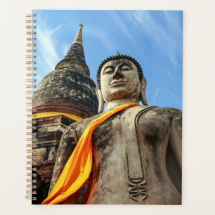 Large Buddha in Ayutthaya, Thailand Planner