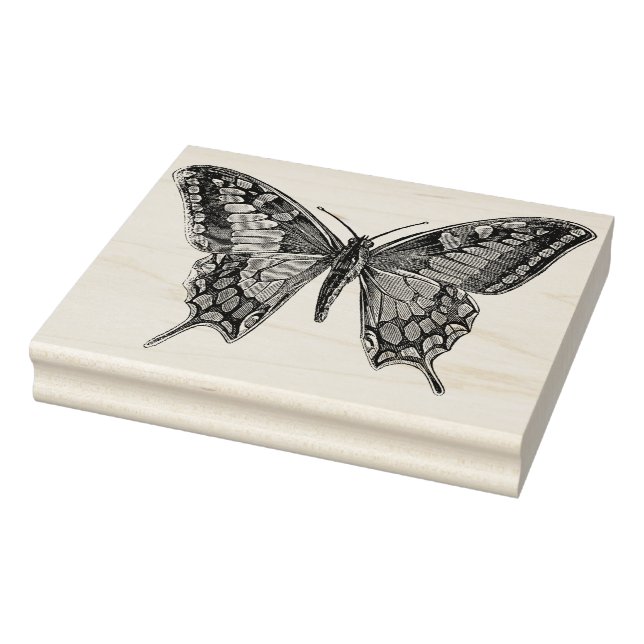 Large Butterfly Rubber Stamp  (Stamp)