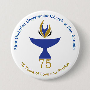 Large Button, 3 inches 7.5 Cm Round Badge