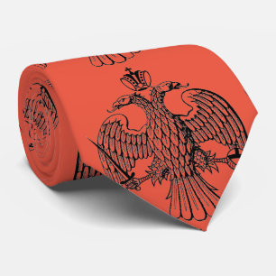 Large Byzantine Double Headed Eagle Tie