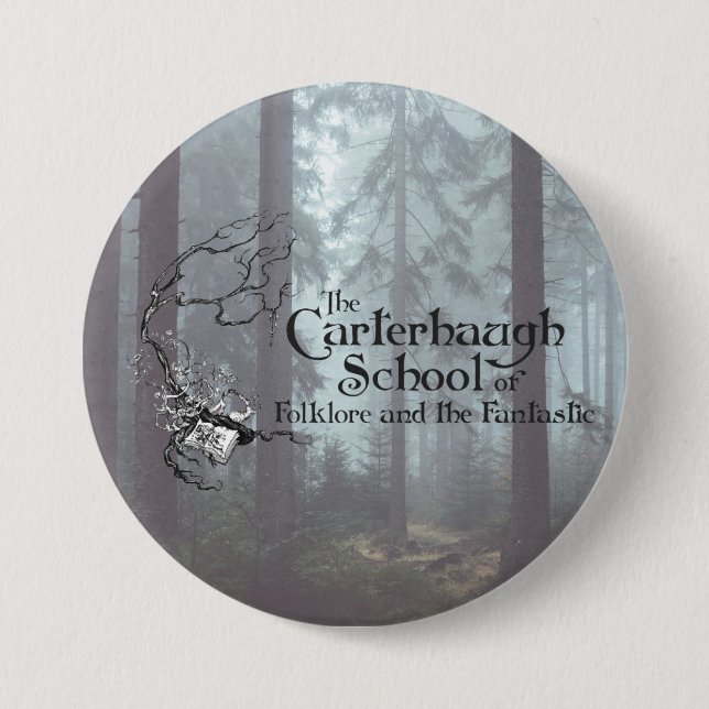 Large Carterhaugh School Logo Pin - Forest (Front)