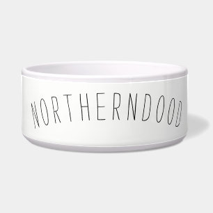 Large Ceramic Dog Bowl