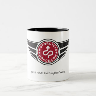 Large ceramic mug with red MCR logo