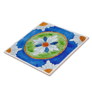 Large ceramic tile Sicilian-style “Castellammare”