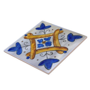 Large ceramic tile Sicily-inspired “Napola”