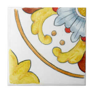 Large ceramic tile Sicily-inspired “Nubia”