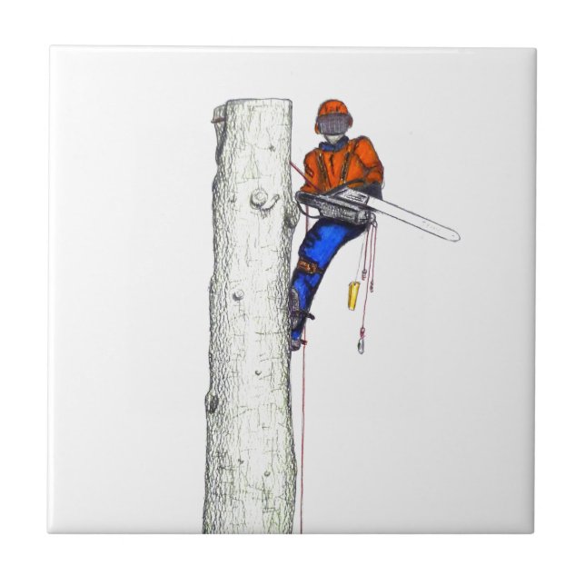 Large chainsaw needed.Arborist Tree surgeon Tile (Front)