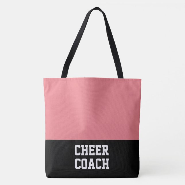 Large Cheer Coach Tote Bag (Front)