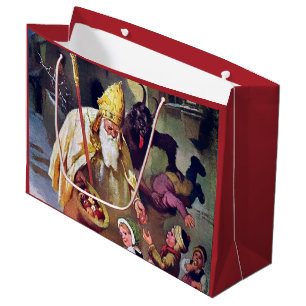 Large Christmas Krampus Gift Bag