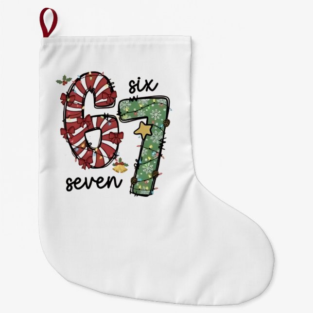   LARGE CHRISTMAS STOCKING (Front)