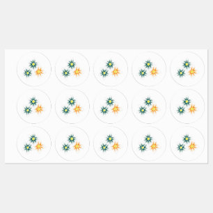 Large Circle Adhesive / Waterproof Label