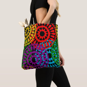 Large Circles Tote Bag