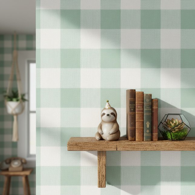 Large Classic Gingham Check Green ID1245 Wallpaper (Creator Uploaded)