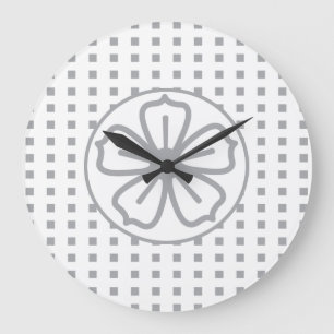 Large Clock "Clock On, Clock Off"