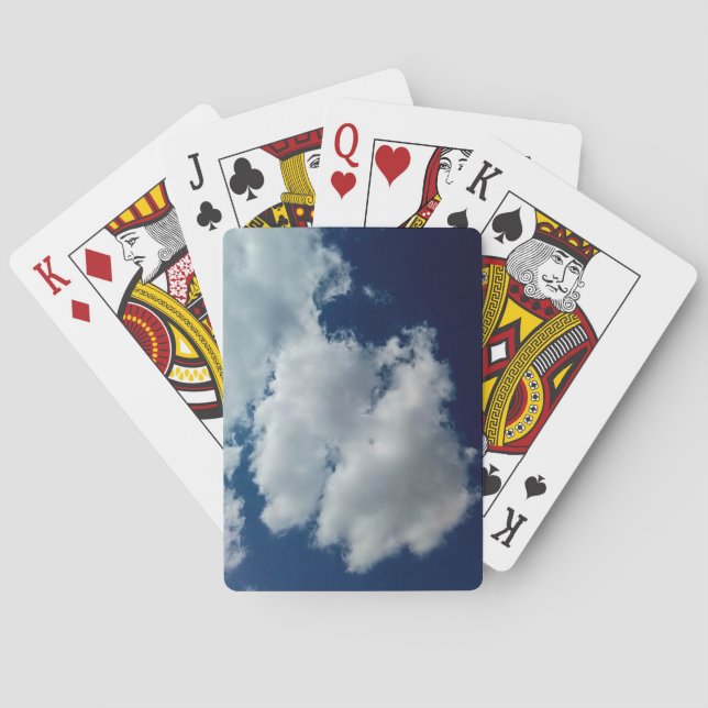 Large cloud playing cards (Back)