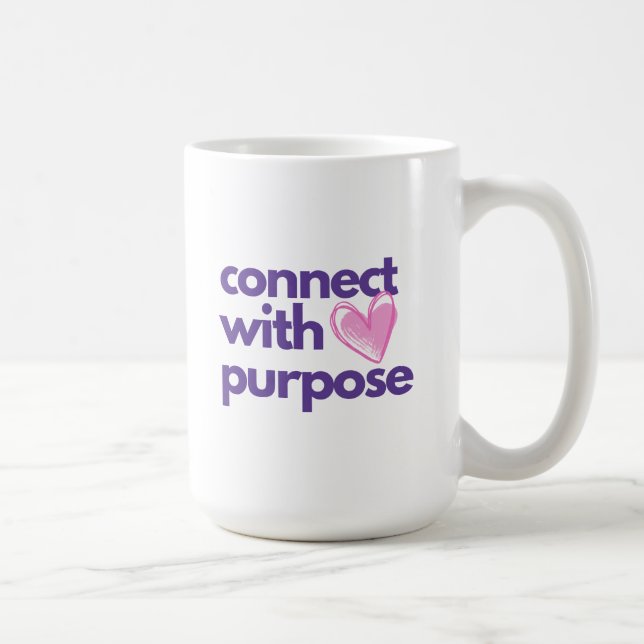 Large Coffee Mug - Connect With Purpose (Right)