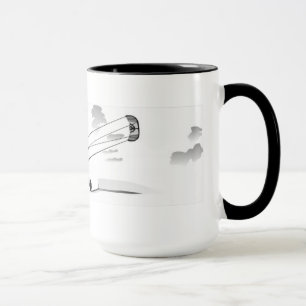Large Coffee Mug - Kitesurfing