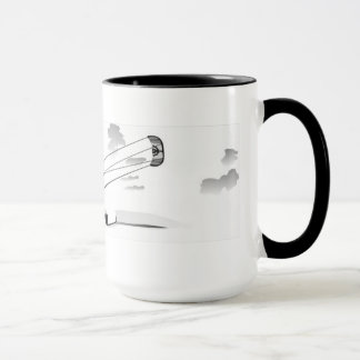 Large Coffee Mug - Kitesurfing
