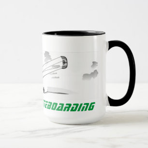 Large Coffee Mug - Kitesurfing