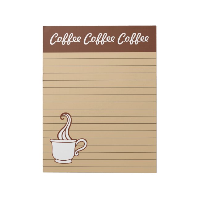 Large Coffee Notepad (Rotated)