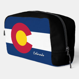 Large Colorado bag, fashion, Colorado flag Dopp Kit