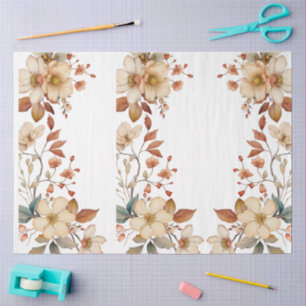 Large Cottage Core Floral Elements  Decoupage Tissue Paper