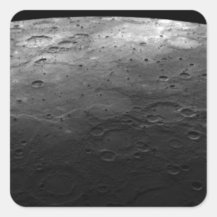 Large craters on the planet Mercury Square Sticker