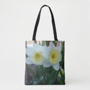 Large-Cupped Daffodil All Over Print Tote Bag