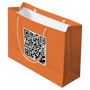 Large Custom Bag with QR Code for Brand Promotion