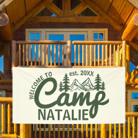 Large Custom Camp Bachelorette Party Cool Welcome