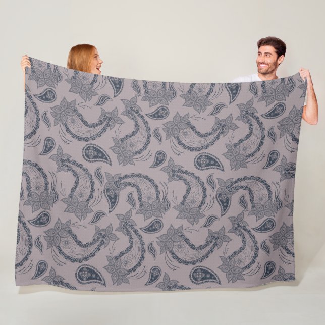 Large Custom Fleece Blanket (In Situ)