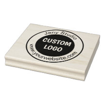 Large Custom Logo Rubber Stamp, For Carrier Bags