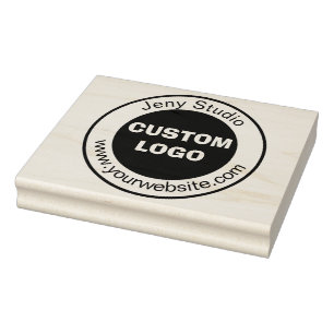 Large Custom Logo Rubber Stamp, For Carrier Bags Rubber Stamp