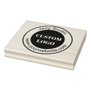Large Custom Logo Rubber Stamp, For Carrier Bags Rubber Stamp