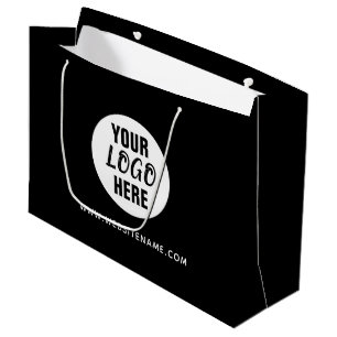 Large Custom Logo/Text Shopping Large Gift Bag