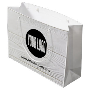 Large Custom Logo/Text Shopping Large Gift Bag