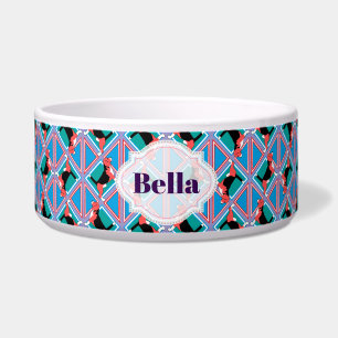 Large Custom Pet Bowl – Beagle Dog Edition