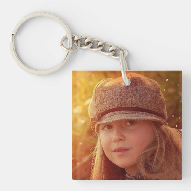 LARGE CUSTOM PHOTO KEYCHAIN (Front)
