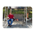 Large custom photo magnet