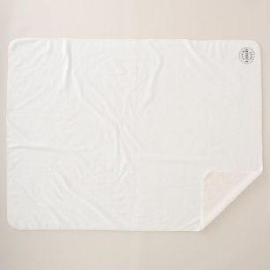 Large Custom Sherpa Blanket – Business Branding