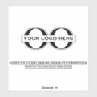 Large Custom Vinyl Decal with Logo