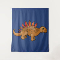 Large Cute Stegosaurus Kids Wall Hanging for Room